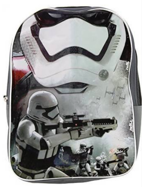 Star Wars Episode 7 The Force Awakens Backpack - Features Imperial Stormtroopers
