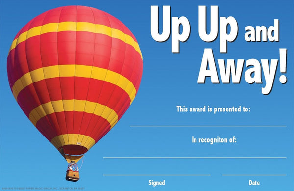 Eureka Up, Up and Away Recognition Awards (844640)