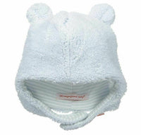 Magnificent Baby Boys Magnetic Smart Little Bear Fleece HAT, Blue Sorbet 12-18m