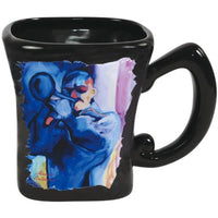 Westland Giftware SS-WL-21080 Black Ceramic Coffee Mug with Jazz Blues Trumpe...