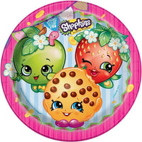 Shopkins Paper Dinner Plates 8 5/8" Round 8 Ct Party Plates