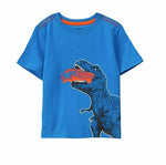 Crazy 8 Boys' His Li'l Short-Sleeve Screen Tee, Directoire Blue 12-18 mo