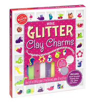 Klutz Make Glitter Clay Charms Craft Kit, New!