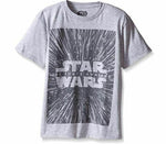 Star Wars Big Boys' T-Shirt, Heather Grey, Small/8