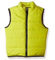 Crazy 8 Boys' Toddler Puffer Vest, Caterpillar, 12-18 mo