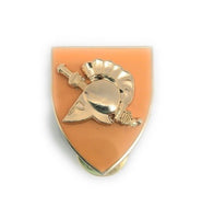 US Army Cadet West Point Junior Emblem, Metal Pewter Lapel Pin, 1" x 1.25"