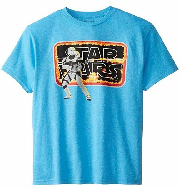 Disney - Star Wars Boys' Stormtrooper T-Shirt - Turquoise Heather - Size XL