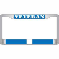 Korea Veteran & Ribbon Metal Auto License Plate Frame