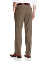 Arrow Men's Taupe Flat Front Suit Separate Pant, Khaki, 40W x 29L