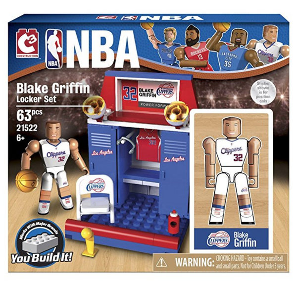 The Bridge Direct NBA Locker Room (Starter) Set: Blake Griffin, New!