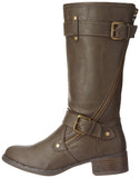 Wild Pair Women's Poulsbo Motorcycle Boot, DARK BROWN, 6.5 M US