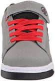 Dual Up X2 Solid Sneaker, Grey/black/Red, 2 M US Little Kid