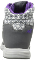 Avia Women's ALC-Diva Cross-Trainer High Top Shoe, Grey/Purple, 11 M US