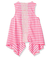 Limited Too Little Girls Knit Top and Vest Set, 3029 Neon Coral, 4