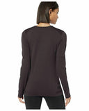 ASICS Women's Tactic Court Long Sleeve Top, Steel Grey, 2X-Small