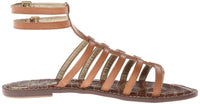 Sam Edelman Women's Gilda Gladiator Sandal,Saddle,6.5 M US