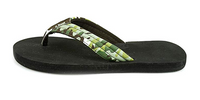 Rainbow Youth Grombows Camo Green Flip Flop Sandal, Youth US 11/12 (8 inch)