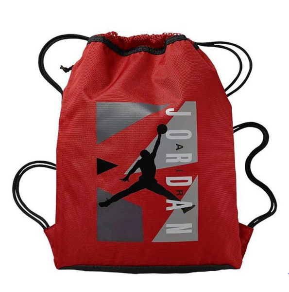 Nike Air Jordan Jumpman Graphic String Bag Black/Gym Red