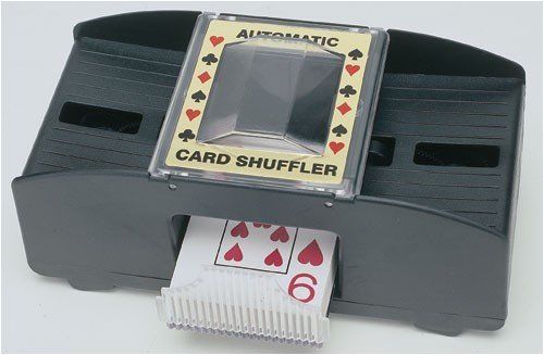 Jobar's - 2 Deck Card Shuffler - Battery Powered Automatic "Push Button" Control