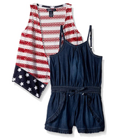 Limited Too Girls' Big Romper, 3155 Multi, 10