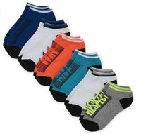 The Children's Place Big Boys' Ankle Socks (Pack of 6), Multi Clr, M 1-2