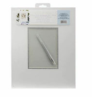 Victoria Lynn VL64 Autograph Mat Frame with Pen, White/Silver