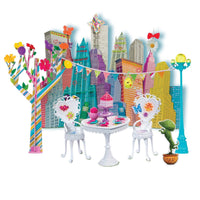 Spinmaster La Dee Da Garden Tea Party Playset 40 Pieces Doll Accessories