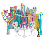 Spinmaster La Dee Da Garden Tea Party Playset 40 Pieces Doll Accessories