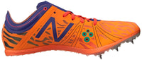 New Balance Women's WMD800V3 Middle Distance Spike Shoe,Orange/Blue,10.5 B US
