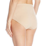F.I.X Shapewear - Women's Moderate Solid Control Shaping Brief - Taupe - Large