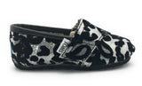 TOMS Tiny Classic Canvas Closed Toe Slip On, Glitter Leopard Print, 7 US Toddler