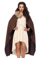 Leg Avenue Faux Fur Trimmed Warrior Cape