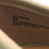Madden Girl Women's ILLUSIVE Slip On Flats w/Cut Outs, Cream, 9 M - New In Box