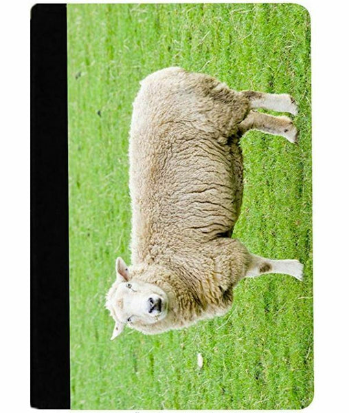 Rikki Knight Sheep Design Faux Suede Notebook Binder Portfolio