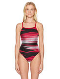 Speedo - Women's Havoc State Fly Back Endurance+ One Piece Swimsuit - 26 - Red