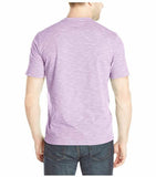 John Henry - Men's Short Sleeve V-Neck Shirt with Pocket - Orchid Petal - XL