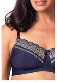 Hot Milk Women's Show-Off Nursing and Maternity Bra, Navy, 32FF