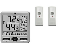 Ambient Weather WS-08-X2 Wireless Indoor/Outdoor 8-Channel Thermo-Hygrometer