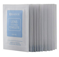 Marnur Lens Cleaner Pre-Moistened Lens Cleaning Towelette, Individually 100 Pack