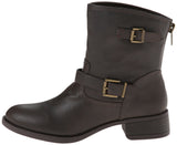 Wild Pair Women's Othello Engineer Boot, DARK BROWN, 9.5 M US