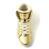 Pastry Women's Sweet Court Sneaker, Gold 6.5