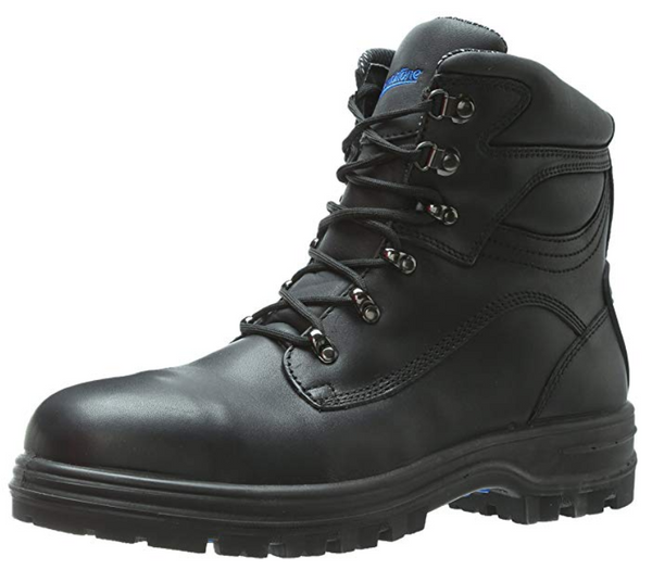 Blundstone 142 HIGH ANKLE LACE-UP SAFETY BOOTS, Black, 11.5 US / 10.5 AUS UK