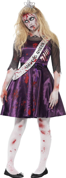 Smiffy's Women's Petite Teen Zombie Prom Queen