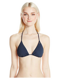 O'Neill Women's Dream Catcher Triangle Bikini Top, Grey/Grey, XS