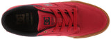 DC Men's Nyjah Vulcanised TX Skate Shoe,Red,9 M US