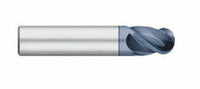 Titan TC25500 Solid Carbide VI-Pro Variable Index End Mill, Stub Length, 4 Flute