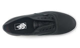 Vans Authentic Leather Skate Shoe Black Outer Plaid Lining 9 Men US / 10.5 Women