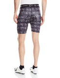 Canari Men's Crazy Echelon Liner Shorts, Grey Hatch, X-Large