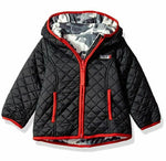 Weatherproof Baby Boys' Outerwear Jacket, W103-Reversible Black, 24M