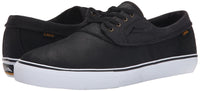Lakai Men's Camby Skate Shoe, Black Oiled Suede, 8 M US